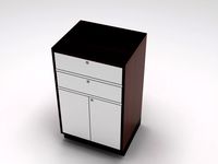 Island counter cabinet