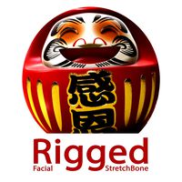 Japan 3D Tumblur Darumaka Rigged