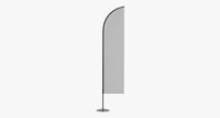 Promo Flag Feather Straight 350cm