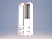 Ikea SUNDLANDET open wardrobe