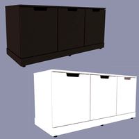 Ikea NORDLI chest 2in1 Low-poly