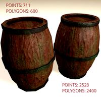 Barrell (Low & Mid Poly)