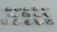 Realistic Forest Rock Pack - Large