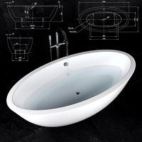 Bath Knief Loom + Grohe Grandera Single-lever bath mixer