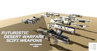 Scifi Weapons for Desert Warfare
