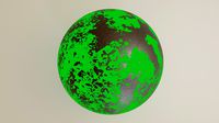 Green Metal Sphere23