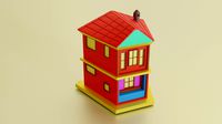 Blend collored house11