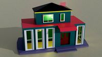 Blend Collored House 1