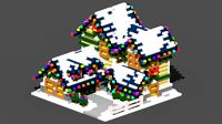 Xmas House Voxel - 7
