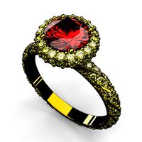Twist Pave Ring