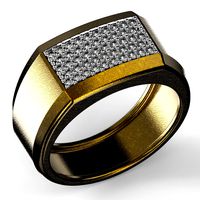 Man Ring Pave