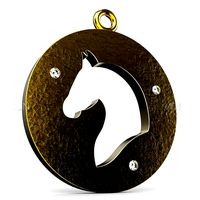 Flat Horse Pendant