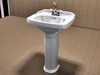 TOTO Carrollton Sink and Kohler Archer Faucet Set