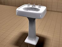 St Thomas Creations Sink and Brasstech Faucet Set Vol 1