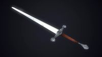 Medieval Sword - Low Poly