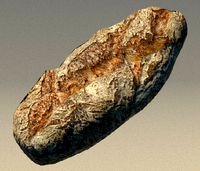 Brown bread Lowpoly