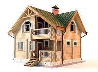 Log House 8.8 x 6.8m