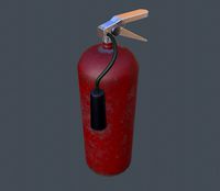 Fire Extinguisher Game Ready PBR