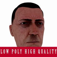 Realistic Male Head (Not Rigged)