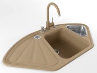 Kitchen sink DELTA (Beige)