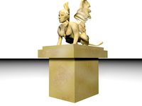 Sphinx Statue 3d model