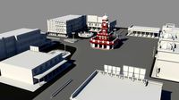 Full street 3D model
