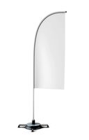 Flag banner stand.