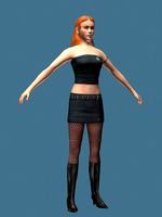 High Heel Girl (High Poly)