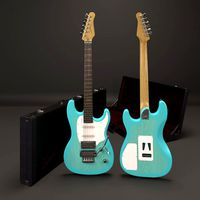Guitar Godin Session Coral Blue + Case