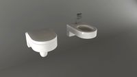 toilet and bidet