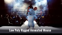 Low Poly Rigged Animated Mouse
