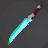 Low Poly Sword 04