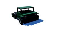 Simple Minecraft style truck