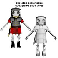 Skeleton Legionnaire Animated