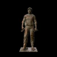 Statue Worker 3D Model