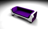 Purple sofa