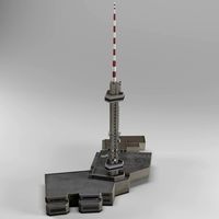 TV tower Kopitoto Vitosha Sofia Bulgaria