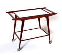 Mid Century Bar Cart