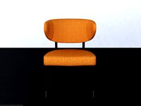 Minotti Mills Low dining chair modern contemporary seating