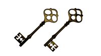 Old Steampunk Key Victorian style prop highpoly printable