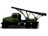 WW2 Bm-13 Missle truck
