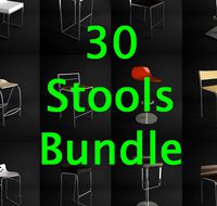 30 Stools and Chair Bundle / Collection