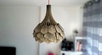 Damaged Wooden Ceiling Lamp 01