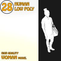 High Quality Human 28 Low Poly