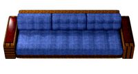 Denim sofa