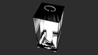 Portable designer lamp black