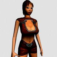 Animated 3D Female Character