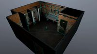 Abandoned toilet room
