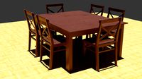Photorealistic Dining table