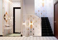 Stair hall Sketchup model full material settings Luxury Stair Hall